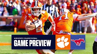 College Football Championship Week No 8 SMU vs No 17 Clemson  Game Preview [upl. by Hartzel588]