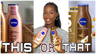 NEW NIVEA BODY LOTION REVIEW  PROS amp CONS BENEFITS Which Should You Buy [upl. by Ettenej]