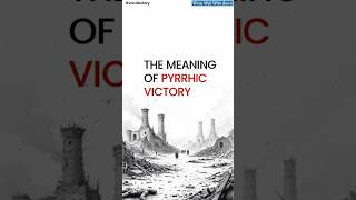 The meaning of Pyrrhic Victory explained with examples learningenglishidioms vocabulary [upl. by Amikay]