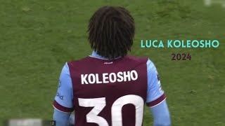 Luca Koleosho is the FUTURE of Burnley and Italy [upl. by Ecissej]