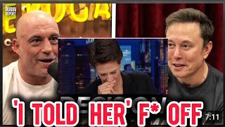 Joe Rogan Breaks Rachel Maddow as Elon Shocks World Announces He Is BUYING MSNBC [upl. by Ahsiryt]