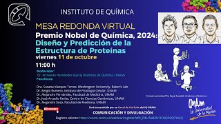 Mesa Redonda quotPremio Nobel de Química 2024 Diseño y Predicción de la Estructura de Proteínas [upl. by Eugnimod941]