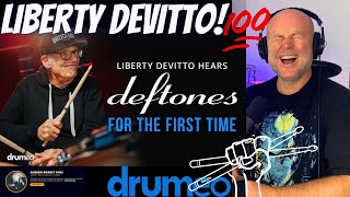 Drum Teacher Reacts Liberty DeVitto Hears Deftones For The First Time [upl. by Ierbua]