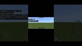 Command block orqali darajani oshirish minecraft minecraftvideo commandblock mcpe [upl. by Zoilla]