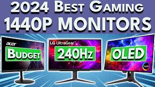 Best 1440p Gaming Monitor 2024  Budget 240Hz amp OLED 1440p Gaming Monitors [upl. by Astrix]