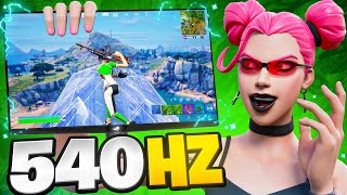 I Tried Fortnite On 540HZ For The FIRST TIME… [upl. by Woodley]