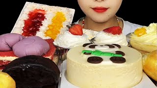 To Day Eating Desserts Mukbang Asmr [upl. by Thistle298]