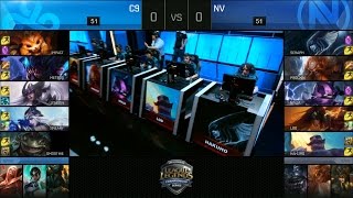 C9 vs NV Game 1 Highlights  CLOUD9 vs TEAM ENVY NA LCS PLAYOFFS QUARTERFINAL 1 Summer 2016 [upl. by Gridley]