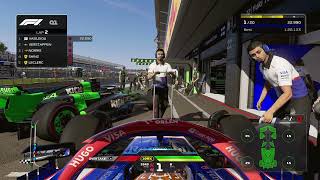 F1 24 Britain Q amp Race Grand Prix Career Season 1  RB Visa 85 Realistic AI [upl. by Bobbette]