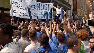 Leicester City Fans Celebrate Victory [upl. by Cain568]