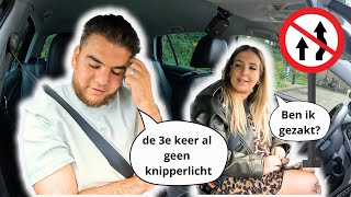 Kan je hierdoor zakken  Inhalen op een kruispunt op je praktijkexamen🚗  rijles [upl. by Anaher319]