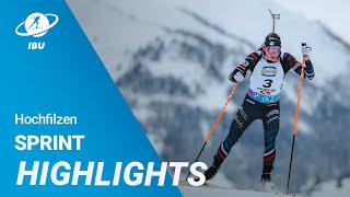 World Cup 2324 Hochfilzen Women Sprint Highlights [upl. by Arobed]