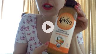 ASMR Eating Nordstrom SnackBox and Margherita Pizza with Sees Chocolate and Kevita Drink [upl. by Adaven598]