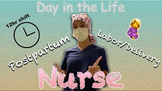 Day in the Life  Labor and Postpartum Nurse [upl. by Dave]