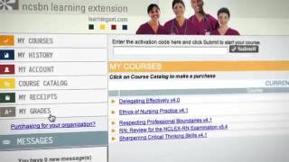 NCLEX Review Course Tour NCSBN Learning Extension [upl. by Philis]