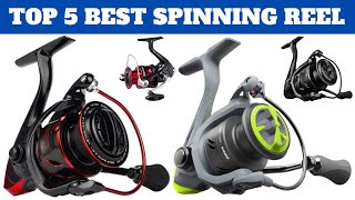 Top 5 Best Spinning Reel 2024  Best Fishing Reel Review [upl. by Seidule813]