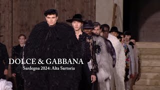 DolceampGabbana Sardegna 2024 Alta Sartoria [upl. by Bohaty6]