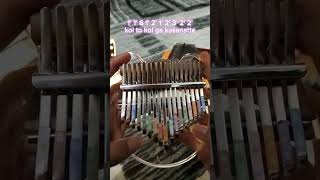 koiiro  mosawo  kalimba version  easy tabs kalimba kalimbacover kalimba belichikibelikoyo [upl. by Yenattirb121]