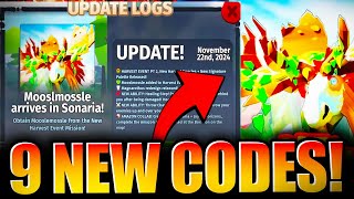 Creatures of Sonaria NEW UPDATE CODES  ROBLOX 2024 [upl. by Gabey55]