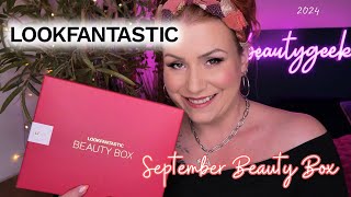 ✨SPOILER✨ EARLY UNBOXING OF LOOKFANTASTIC SEPTEMBER 2024 BEAUTY SUBSCRIPTION BOX [upl. by Eimma]