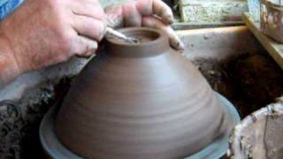 Turning thin pottery bowls and a couple of tips [upl. by Hoehne839]