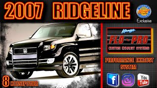 2007 Honda Ridgeline Custom Split Dual With FloPro by Kinneys [upl. by Anawot453]