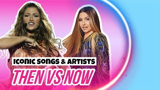 Eurovision Iconic Songs and Artist THEN vs NOW [upl. by Helmut]