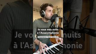 L’Assasymphonie  Mozart l’Opéra Rock Alexis Carlier Cover singing chant piano cover [upl. by Roze]