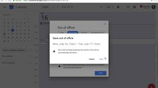 Out of Office in New Google Calendar Work or School Calendars Only [upl. by Uta]