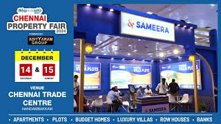 Chennai Property Fair 14th amp 15th Dec24 Chennai Trade Center Nandambakkam Chennai [upl. by Ailecra]