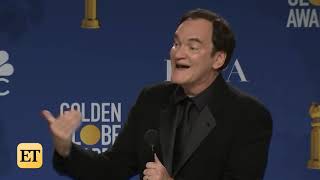 Quentin Tarantino  Once Upon a Time in Hollywood  Golden Globes 2020 Full Backstage Interview [upl. by Aissat227]