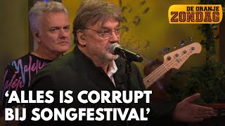 Henk Westbroek klapt uit school over Songfestival Alles is corrupt  DE ORANJEZONDAG [upl. by Annaik]