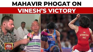 Paris Olympics Mahavir Phogat Exclusive On Vinesh Phogats Victory In SemiFinals  India Today [upl. by Ahl]