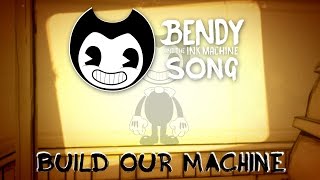 BENDY AND THE INK MACHINE SONG Build Our Machine LYRIC VIDEO  DAGames [upl. by Aynosal34]