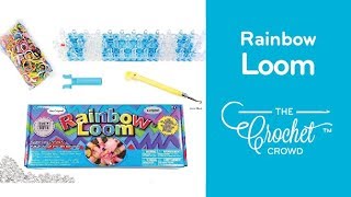 Rainbow Loom  Create an Elastic Wrist Band  The Crochet Crowd [upl. by Coheman262]