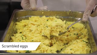 Application example Prepare scrambled eggs in the iCombi Pro  RATIONAL [upl. by Akins]