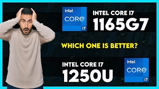 Intel Core i7 1165G7 vs Intel Core i7 1250U Comparison [upl. by Talanian396]