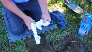 How to Repair a Broken Irrigation Pipe [upl. by Sanburn268]