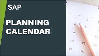 What is Planning Calendar in SAP  Planning Calendar SetupSAPLOBBY [upl. by Noram]