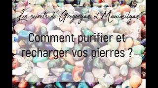 Comment purifier et recharger vos pierres naturelles  nettoyerpierre purifierpierre [upl. by Ariamoy638]