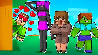 MOBS VIRARAM MENINAS NO MINECRAFT [upl. by Anilegnave77]