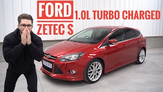 FORD FOCUS ZETEC S is a CRAZY 10L TURBO CAR 4K [upl. by Eire854]