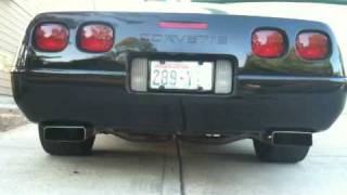 92 C4 Corvette Exhaust [upl. by Ahsead426]