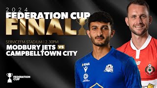 2024 Federation Cup Final  Modbury Jets v Campbelltown City [upl. by Audris835]