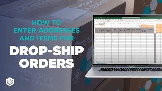 How to Enter Addresses and Items for Dropship Orders [upl. by Kcire]