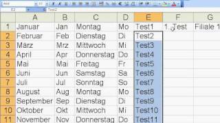 Excel03Datenreihen [upl. by Gatias]