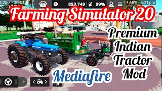 Farming Simulator 20 New Mod Fs 20 Indian Tractor and Map Mod farminggames fs20mods fs23mods [upl. by Meehyr]