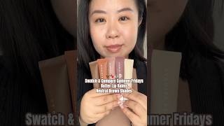 Comparison of Summer Fridays Butter Lip Balm Hot Cocoa vs Neutrals summerfridays lipbalm shorts [upl. by Esiuol]