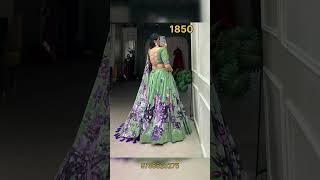 Tussar silk lehengas  floral print details in the description [upl. by Det]