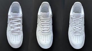 COMMENT LACER NIKE AIR FORCE 1 LOW 5 FAÇONS [upl. by Euqinahc]